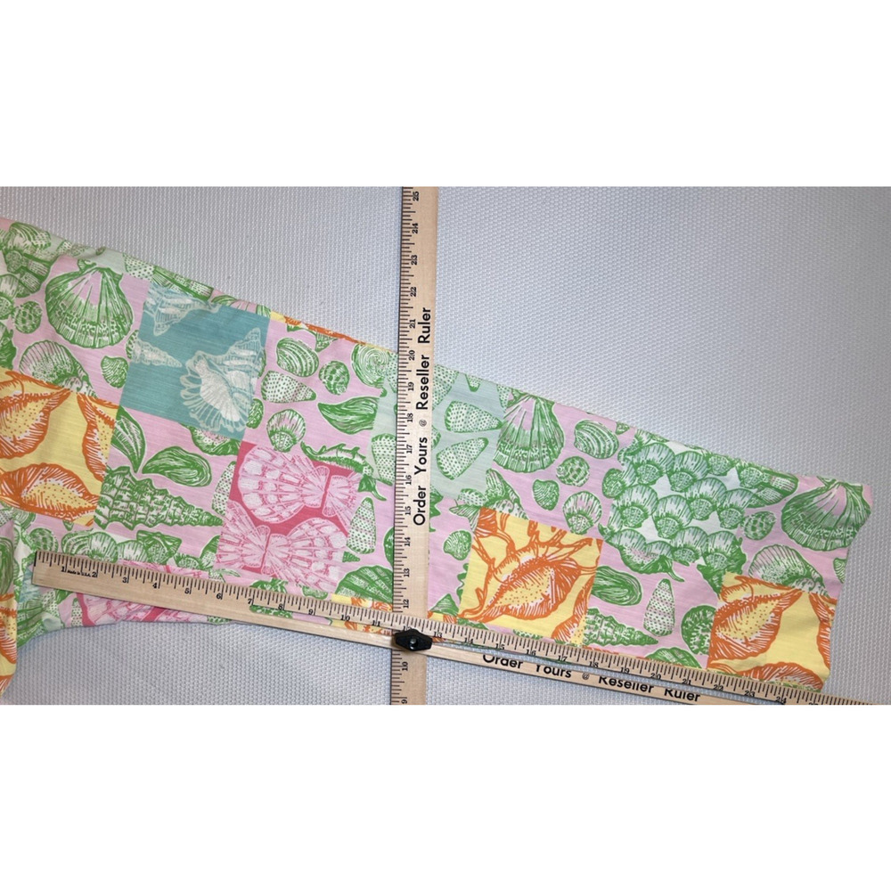 LILLY PULITZER (8) WHAT THE SHELL Patchwork-Capris-RESORTWEAR-Y2K-Classic-Luxury - Picture 14 of 14